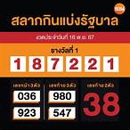 ตรวจหวยรางวัลที่ 16 พฤศจิกายน